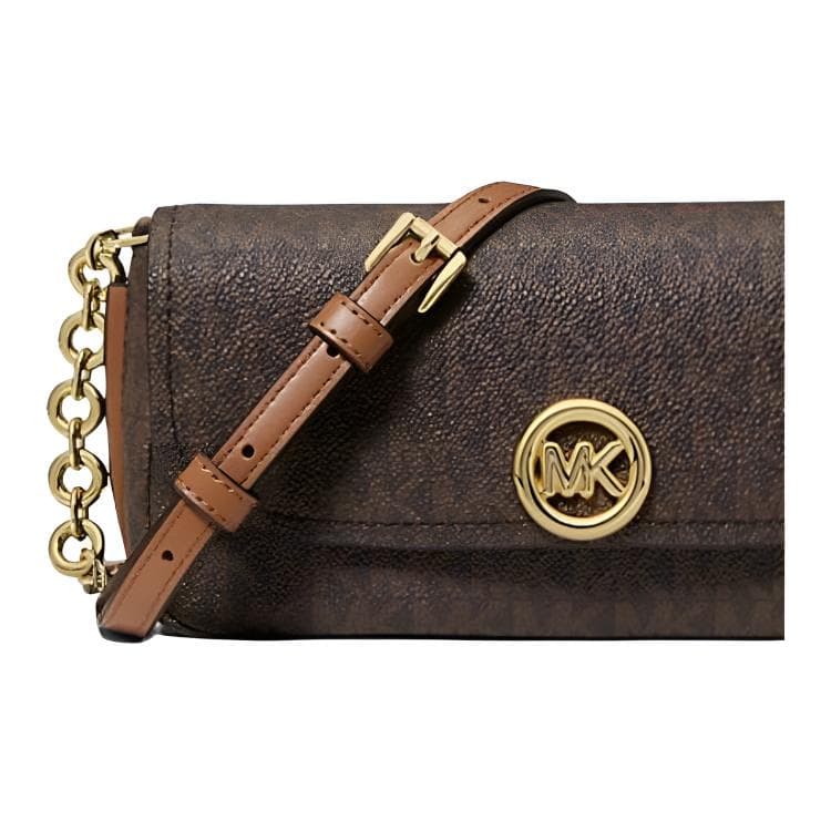 Сумка через плечо MICHAEL KORS Nolita Искусственная кожа Сумка через плечо Маленькая Женская Коричневая - изображение 3