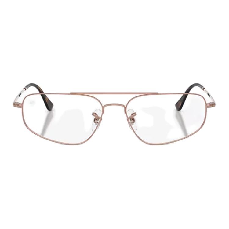 Оправа RayBan Металлические очки для пилотов с диоптриями унисекс медного цвета - изображение 2