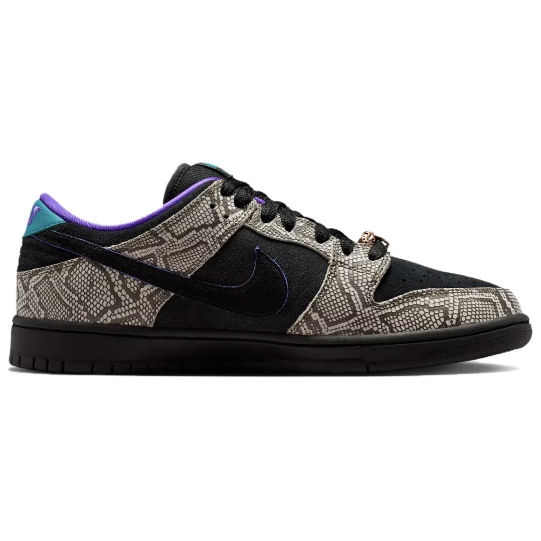 Кроссовки Nike X Dashawn Jordan Dunk SB Low Скейтборд Обувь Унисекс Черный Коричневый - изображение 2