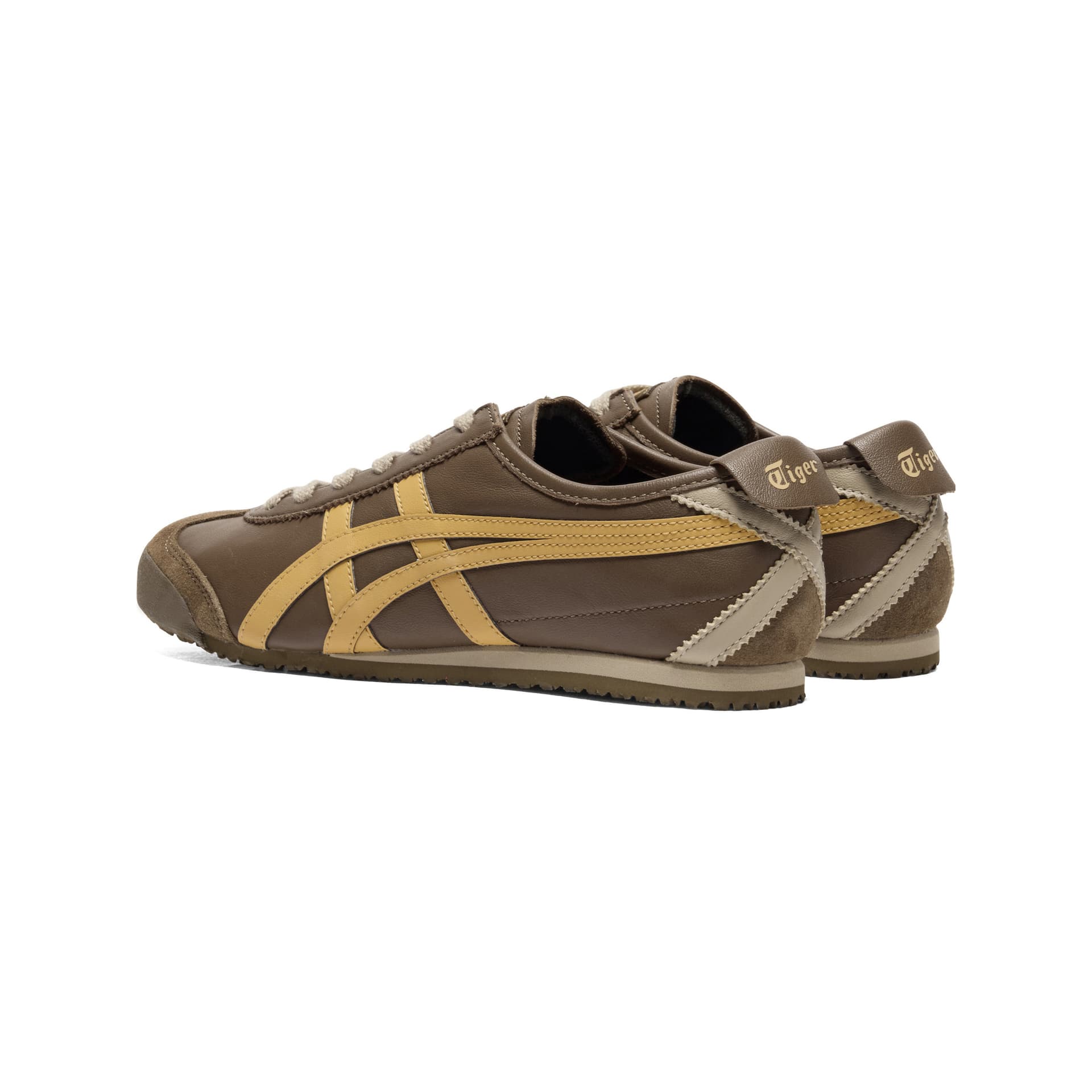 Кроссовки Onitsuka Tiger MEXICO 66 Спортивный ретро стиль Низкий верх Повседневная обувь Унисекс Коричневый - изображение 4