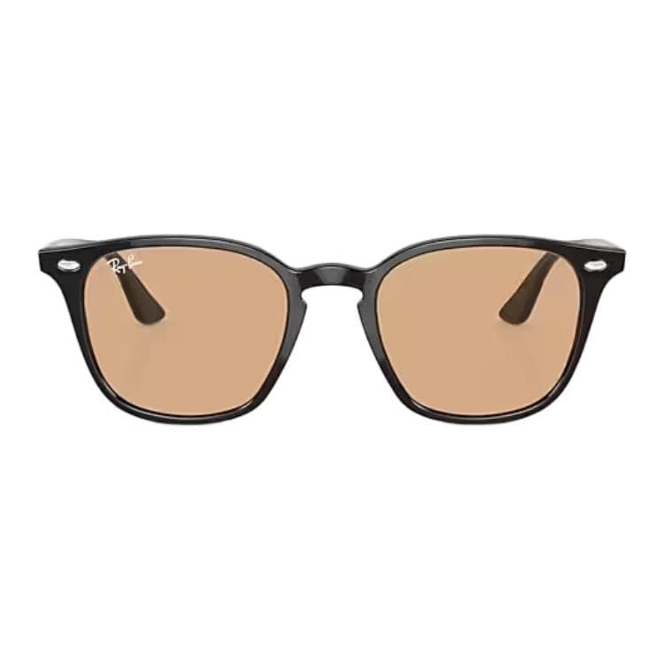 Солнцезащитные очки RayBan Пропионовая кислота Квадратные Солнцезащитные очки Унисекс Полированный Черный - изображение 2