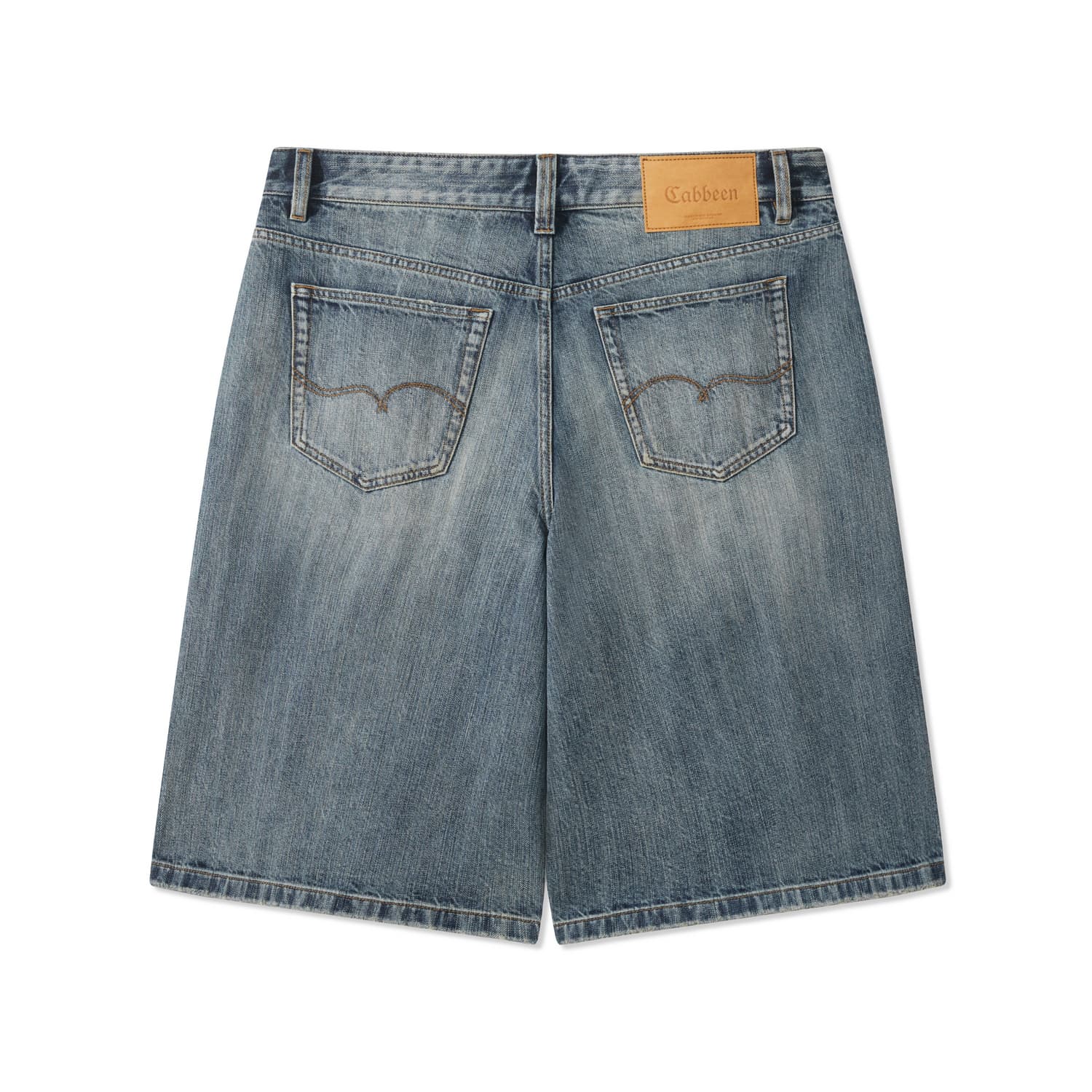 Джинсовые шорты Cabbeen Sky Blue (Casual Versatile) Мужские джинсовые шорты - изображение 2