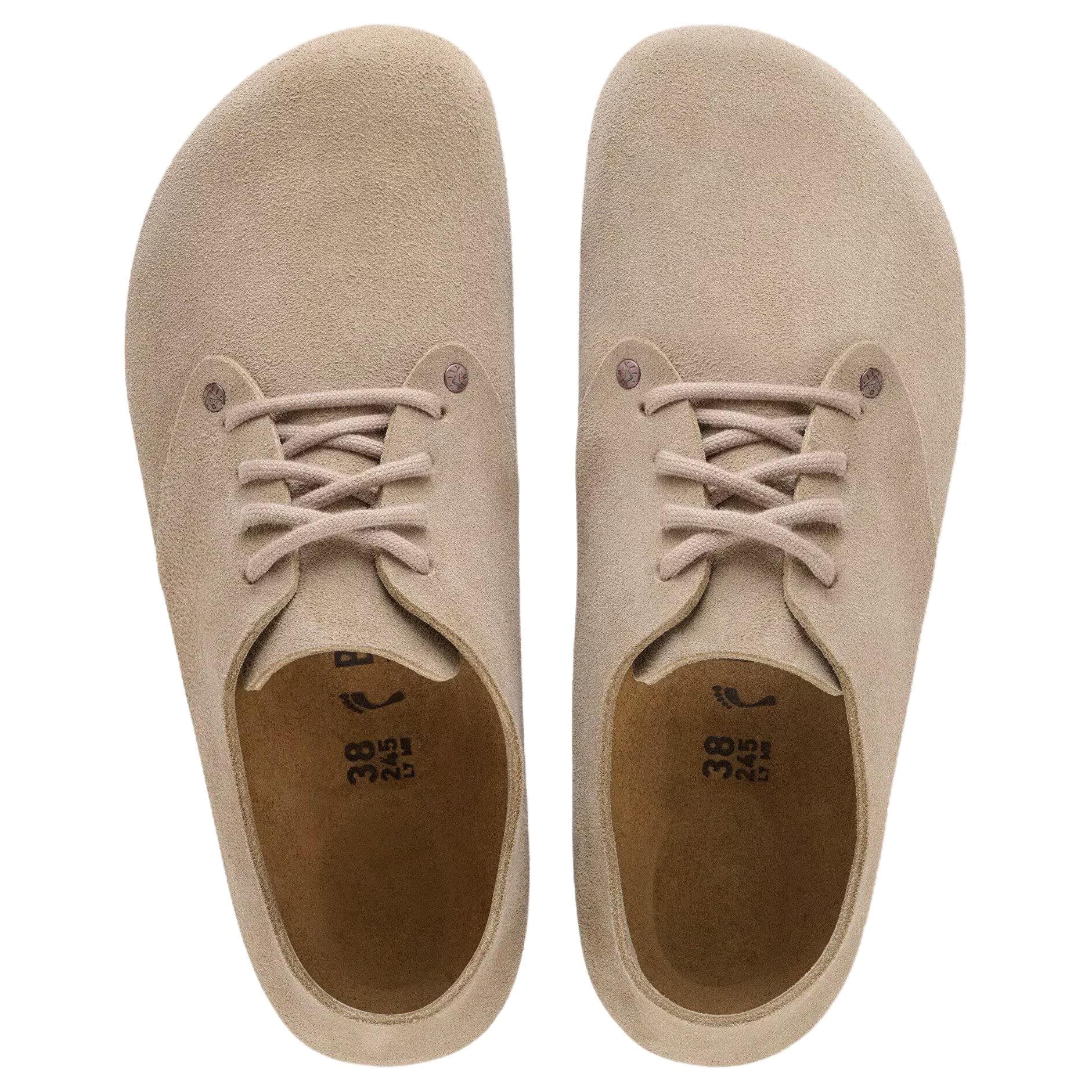 Birkenstock Повседневные кожаные туфли Low Top цвет тауповый унисекс - изображение 4