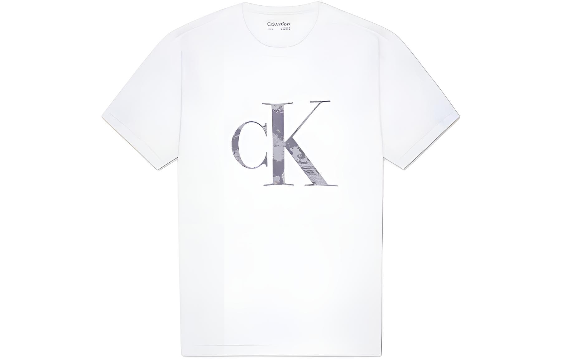 Футболка CALVIN KLEIN SS23 90 T Рубашка Мужская Белая - изображение 1