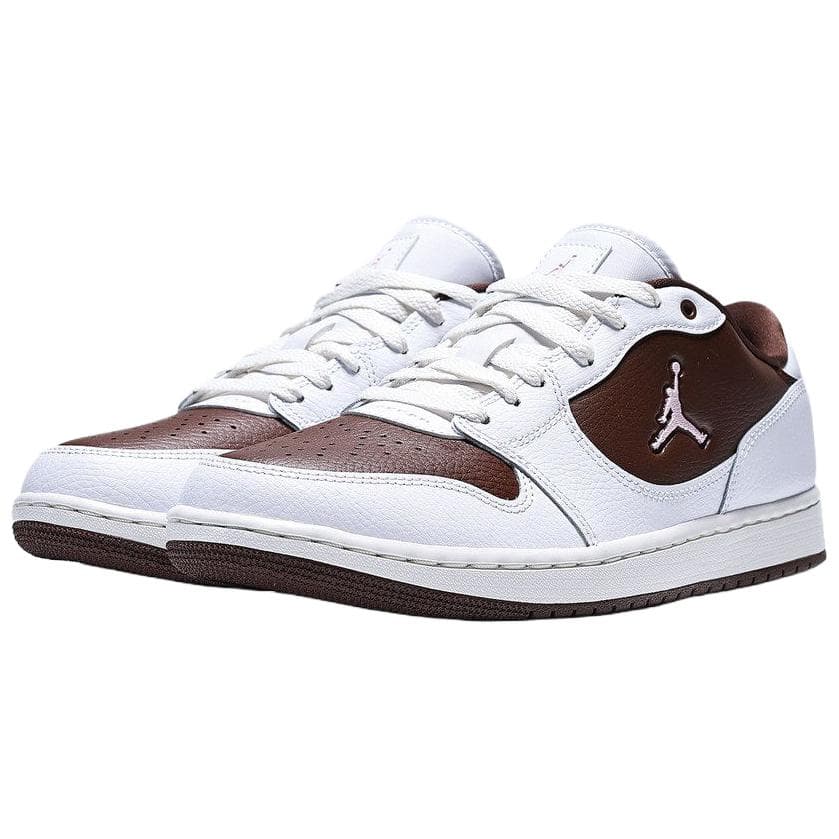 Ретро баскетбольные кроссовки Jordan COURT CONNECT Low Retro Баскетбольные Кроссовки Мужские Белый Коричневый - изображение 3