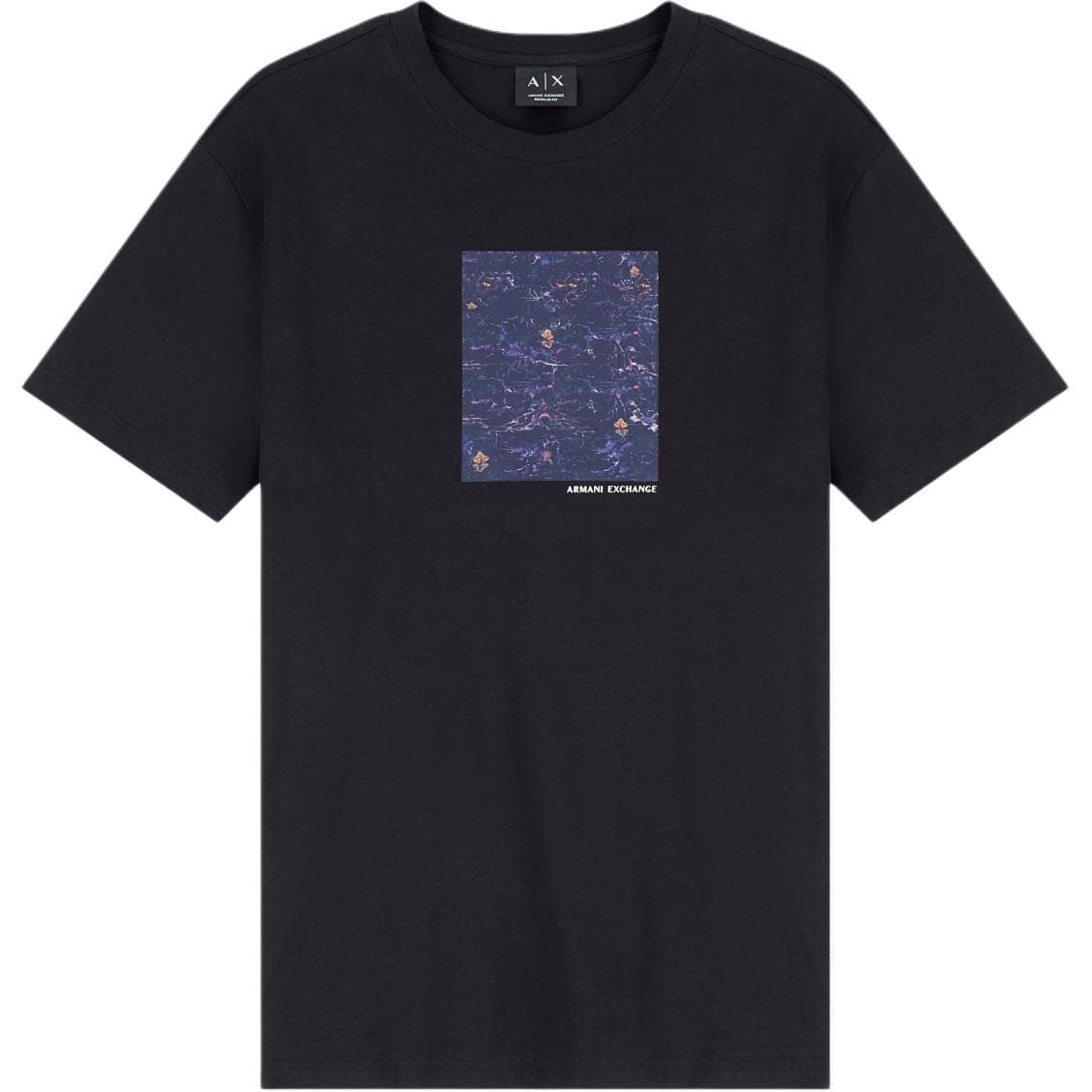 Футболка ARMANI EXCHANGE Мужские черные футболки - изображение 1