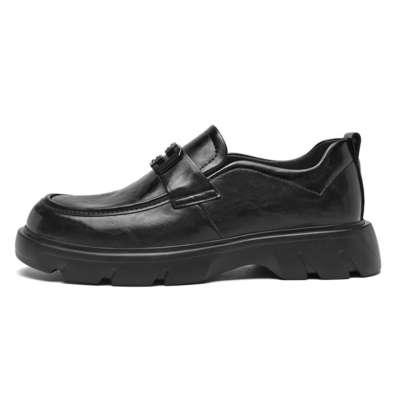 SEPTWOLVES Мужской Бизнес-коммутация Удобный Slip On Повседневная комбинация Минимализм Повседневные кожаные туфли - изображение 1