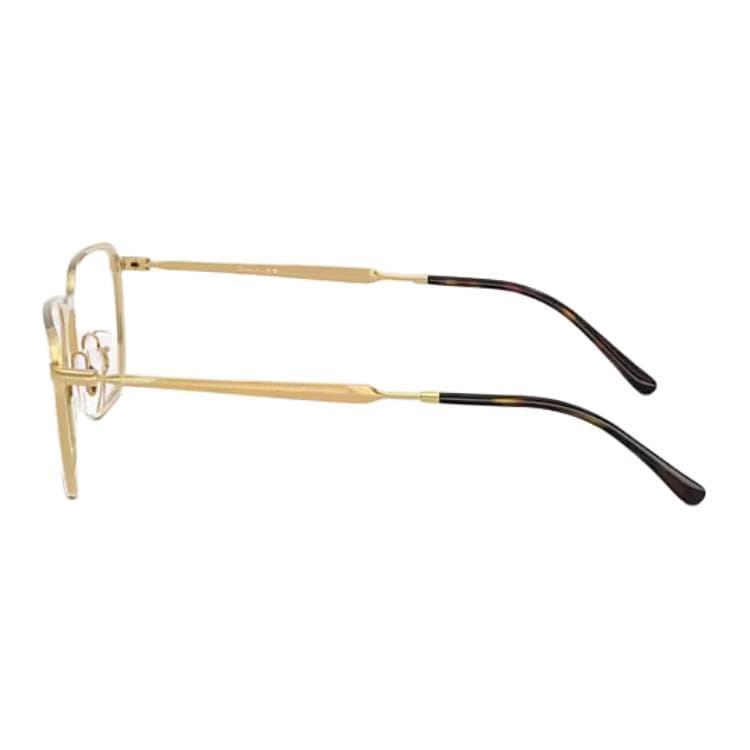 Оправа RayBan Металлические квадратные очки с диоптриями унисекс полированная Arista золото - изображение 5