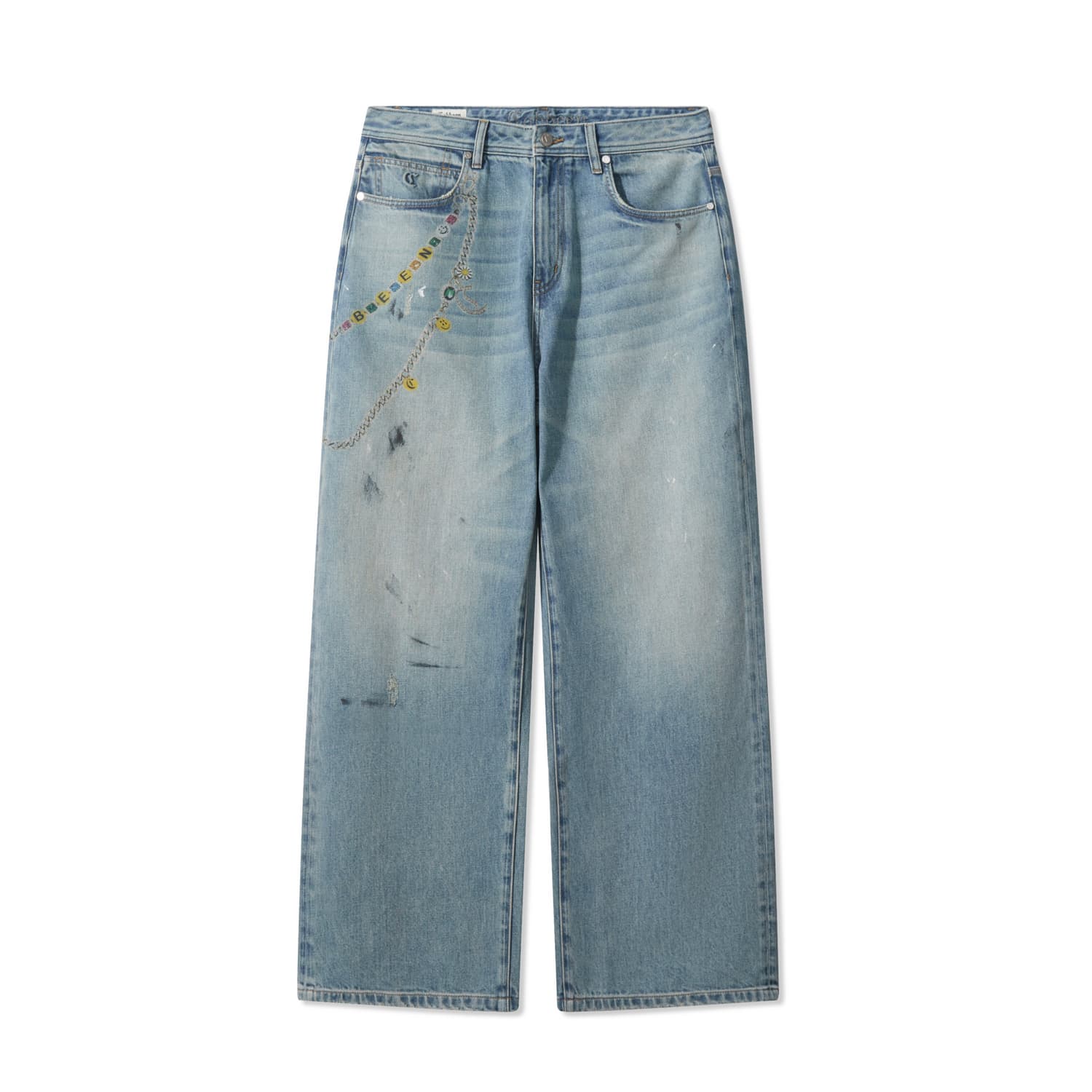 Штаны Cabbeen Azure (Casual Versatile) Мужские Джинсы - изображение 1
