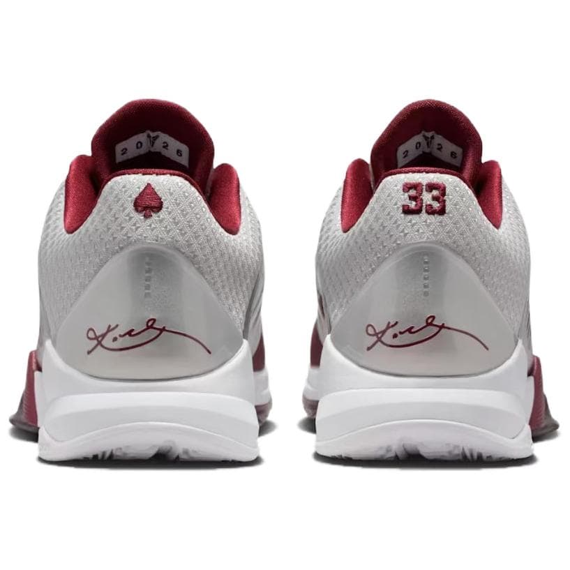 Кроссовки для баскетбола Nike Zoom Kobe 5 Отскок Сцепление Низкие Баскетбольные Кроссовки Мужские Серебристо-Белые - изображение 5