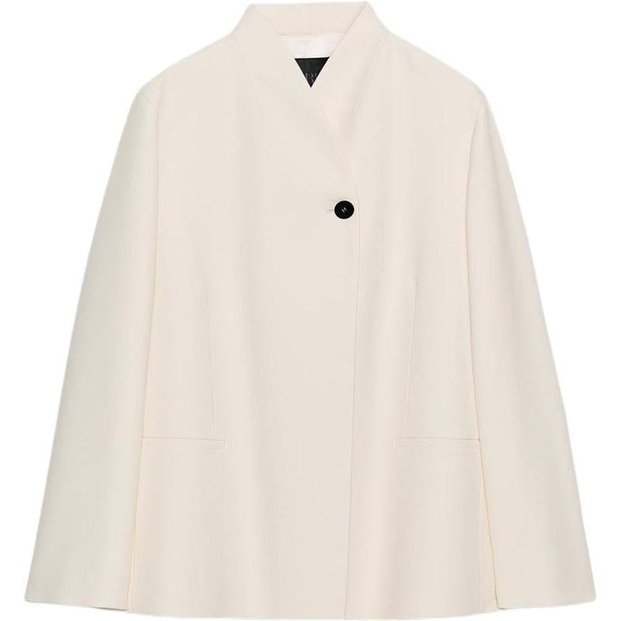 ZARA ZW Light Beige Women's Business Suits ZARA ZW Светло-бежевые Женские Деловые Костюмы - изображение 1