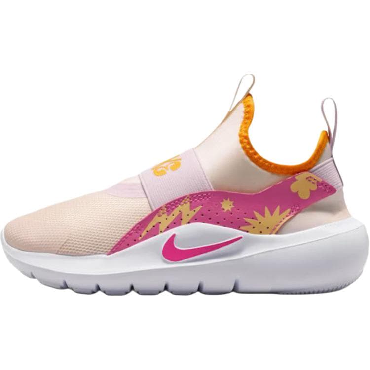 Кроссовки Nike Flex Runner 4 Детские беговые кроссовки Низкий Топ Бежевый Kids - изображение 1