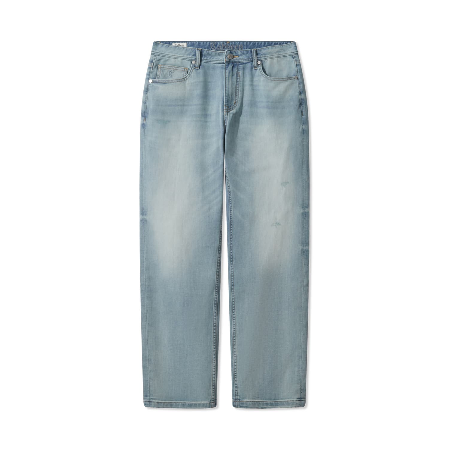 Штаны Cabbeen Sky Blue (Casual Versatile) Men's Jeans - изображение 1