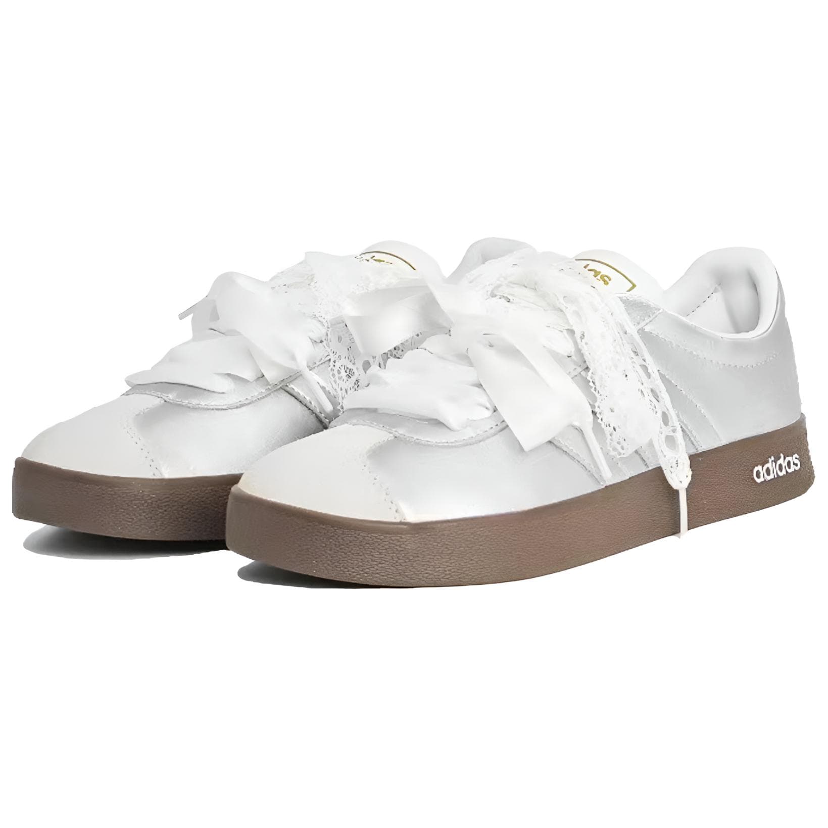 Кроссовки Adidas VL Court 2,0 Galaxy Artificial Leather Легкие Дышащие Низкие Кроссовки для Скейтбординга Женские - изображение 3