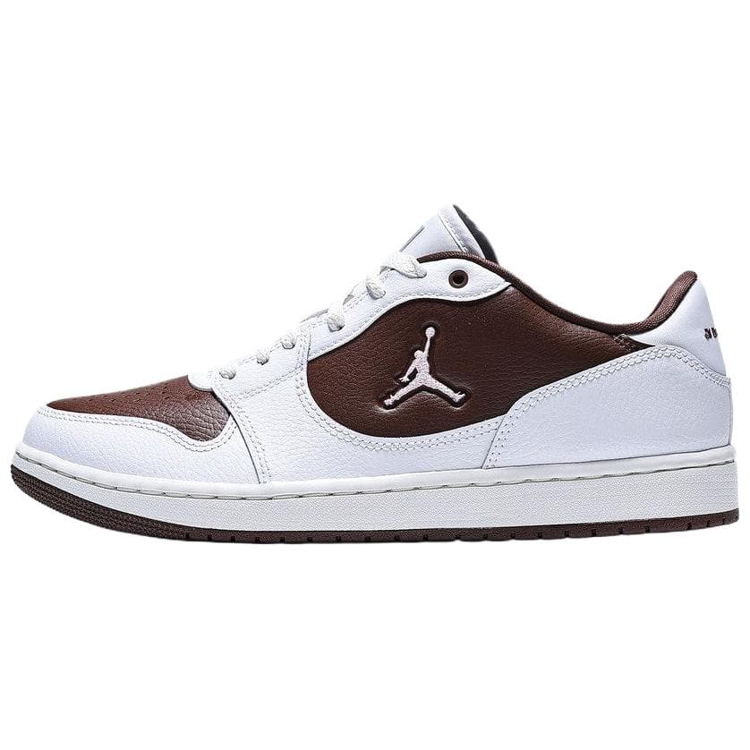 Ретро баскетбольные кроссовки Jordan COURT CONNECT Low Retro Баскетбольные Кроссовки Мужские Белый Коричневый - изображение 1