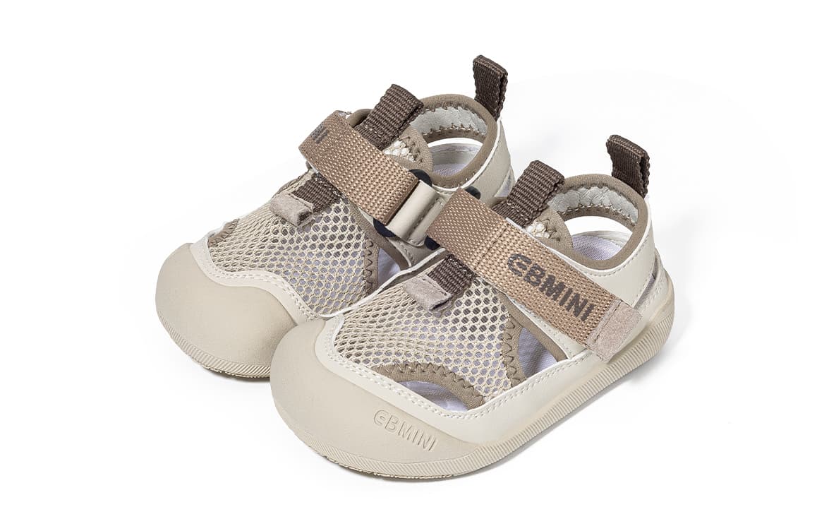 Кроссовки EBMINI Мальчики Сандалии 2026 Summer Легкий Barefoot Обувь На липучке Девочка Закрытый носок Обувь - изображение 2