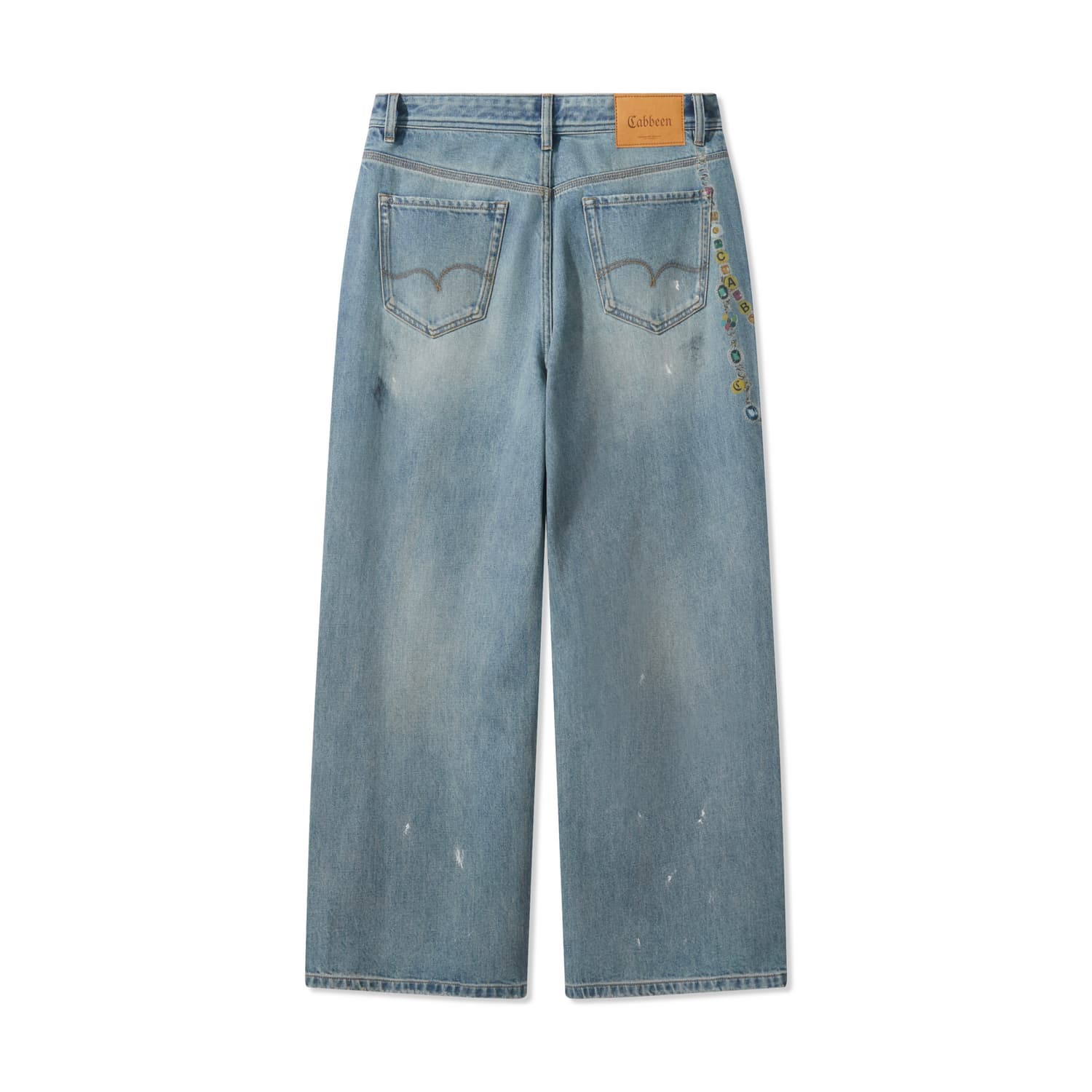 Штаны Cabbeen Azure (Casual Versatile) Мужские Джинсы - изображение 2