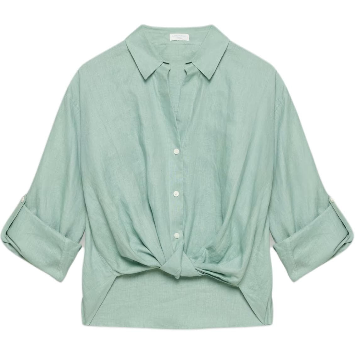 Блузка ARITZIA SS26 Little moon Portofino Рубашка из льна Женская - изображение 2