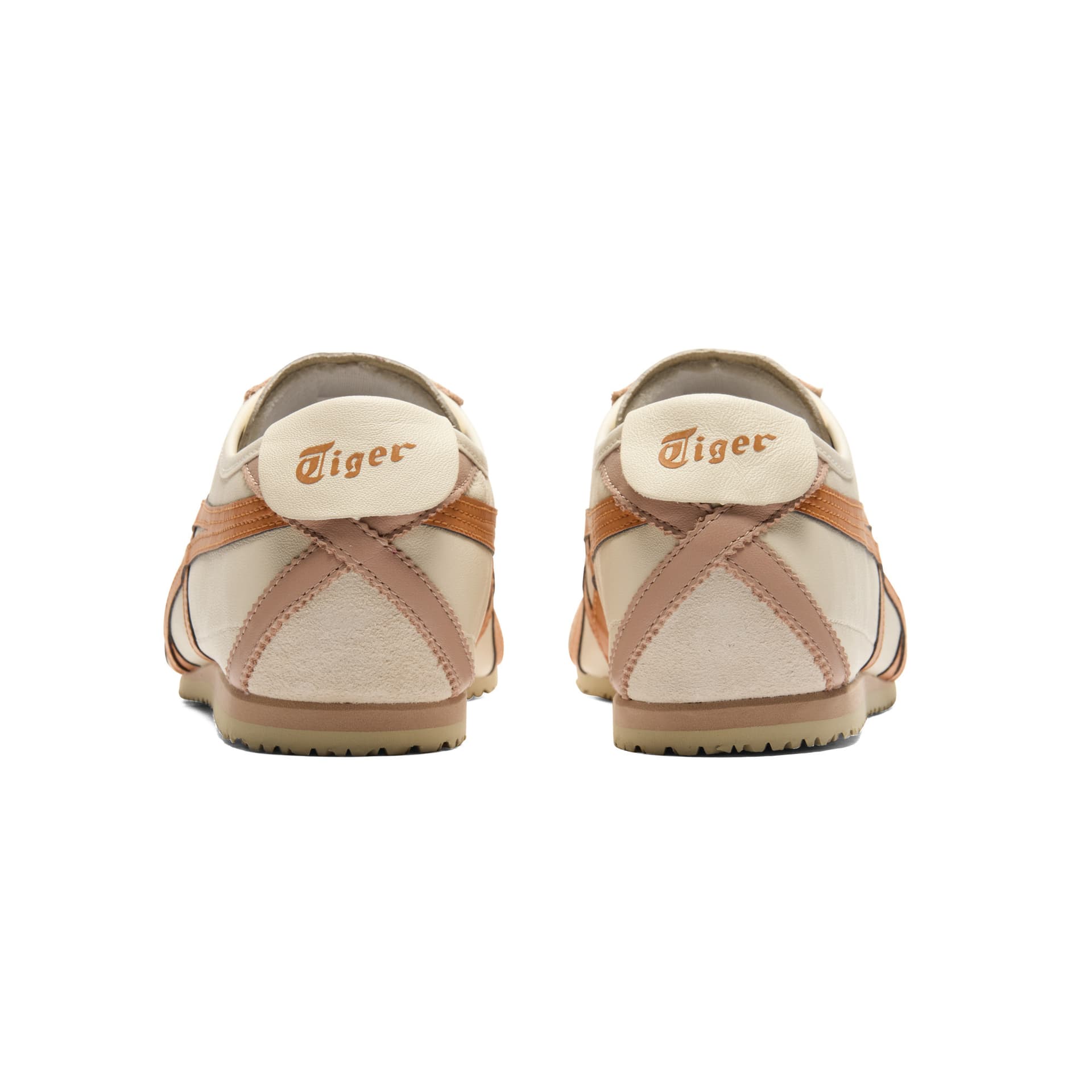 Кроссовки Onitsuka Tiger MEXICO 66 Спортивный ретро стиль Низкий топ Повседневная обувь Унисекс Бежевый Оранжевый - изображение 6
