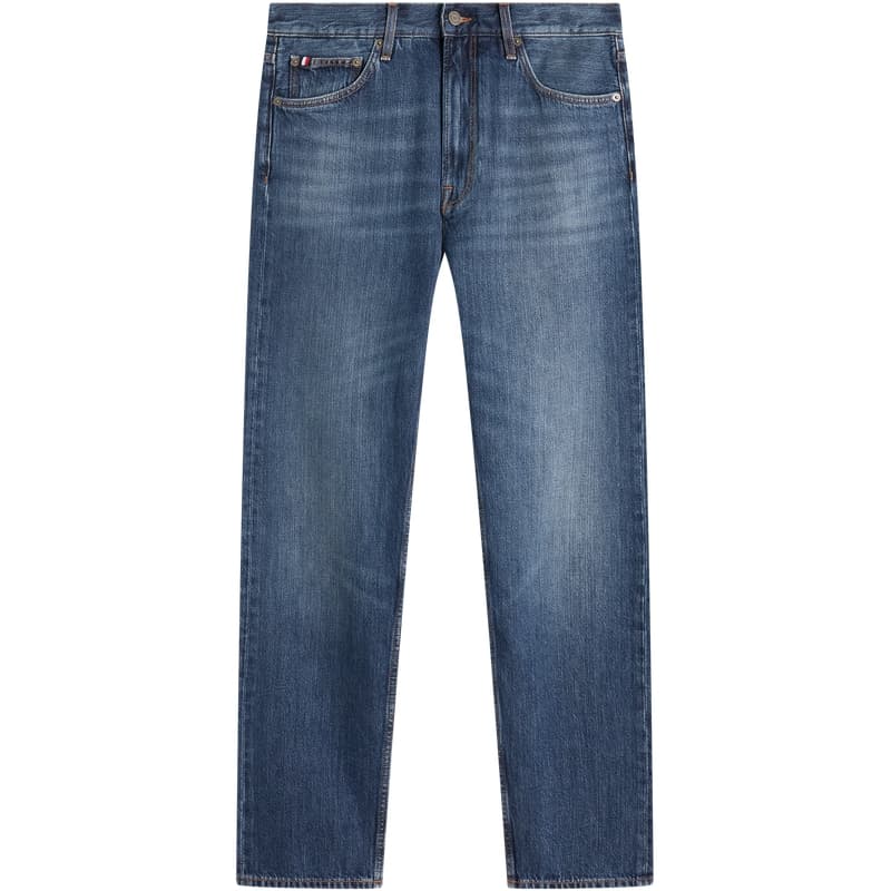 Штаны Tommy Hilfiger SS26 Джинсовый Синий 1A8 Мужские Джинсы - изображение 1