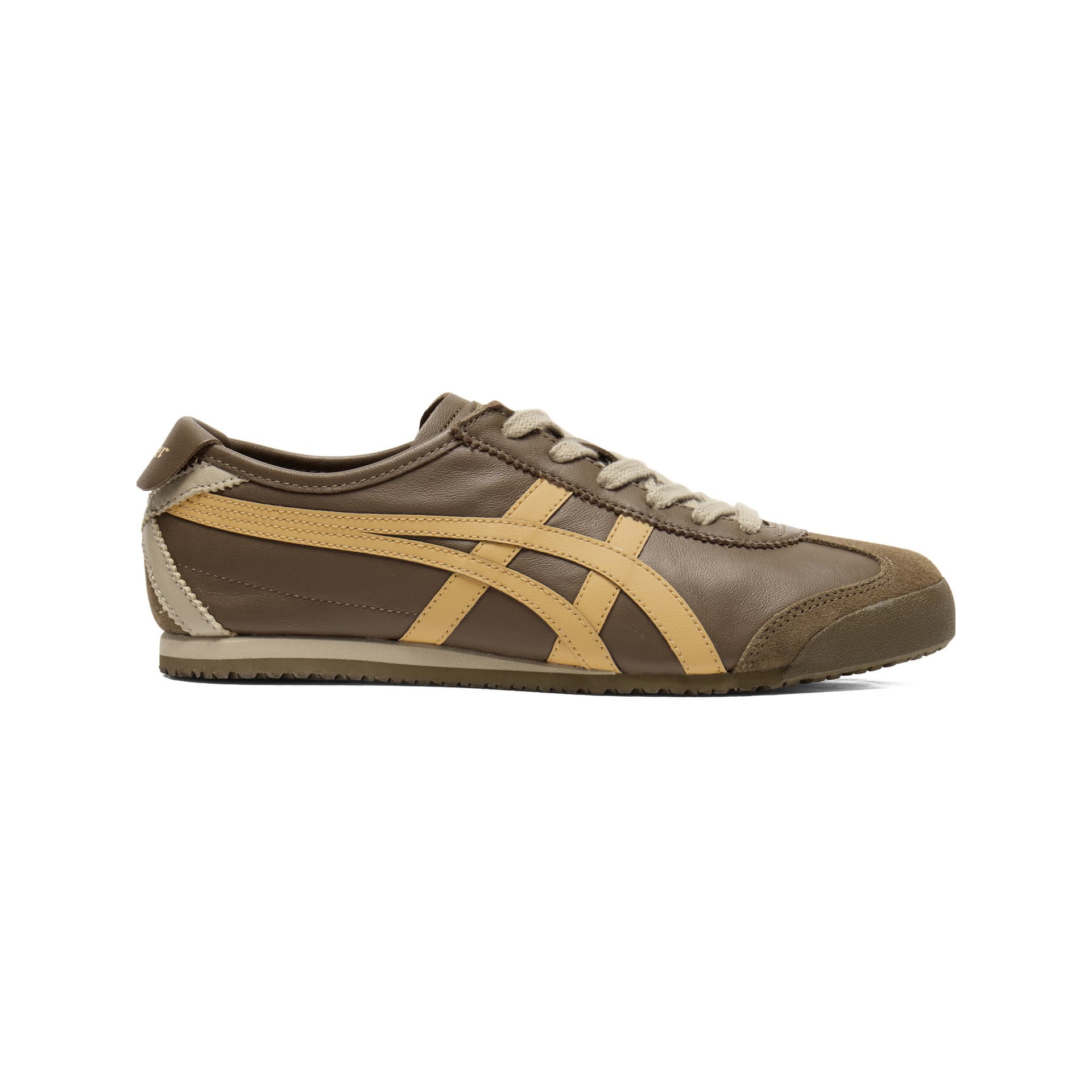 Кроссовки Onitsuka Tiger MEXICO 66 Спортивный ретро стиль Низкий верх Повседневная обувь Унисекс Коричневый - изображение 2