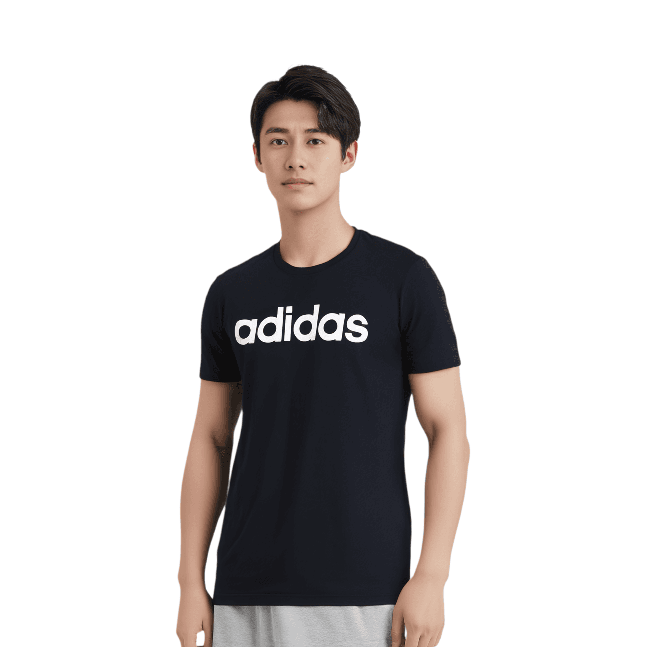 Футболка Adidas Neo Y CE Tee T Рубашка Мужская Синяя - изображение 3