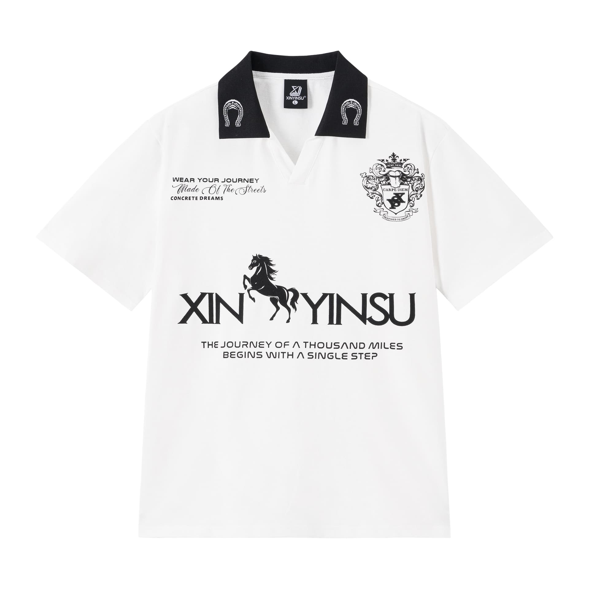 Футболка XINYINSU Белый Мужской Футболки - изображение 1