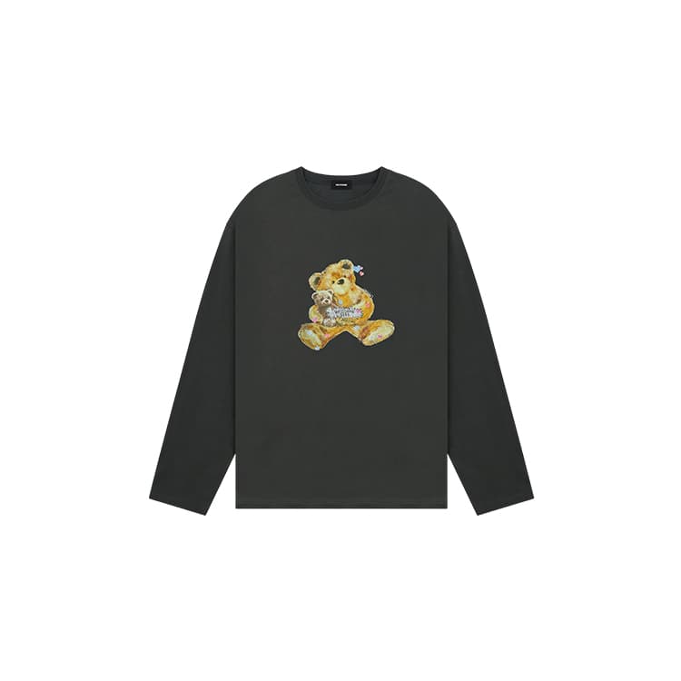 Футболка WE11DONE T-Shirt Унисекс Угольный Серый - изображение 1