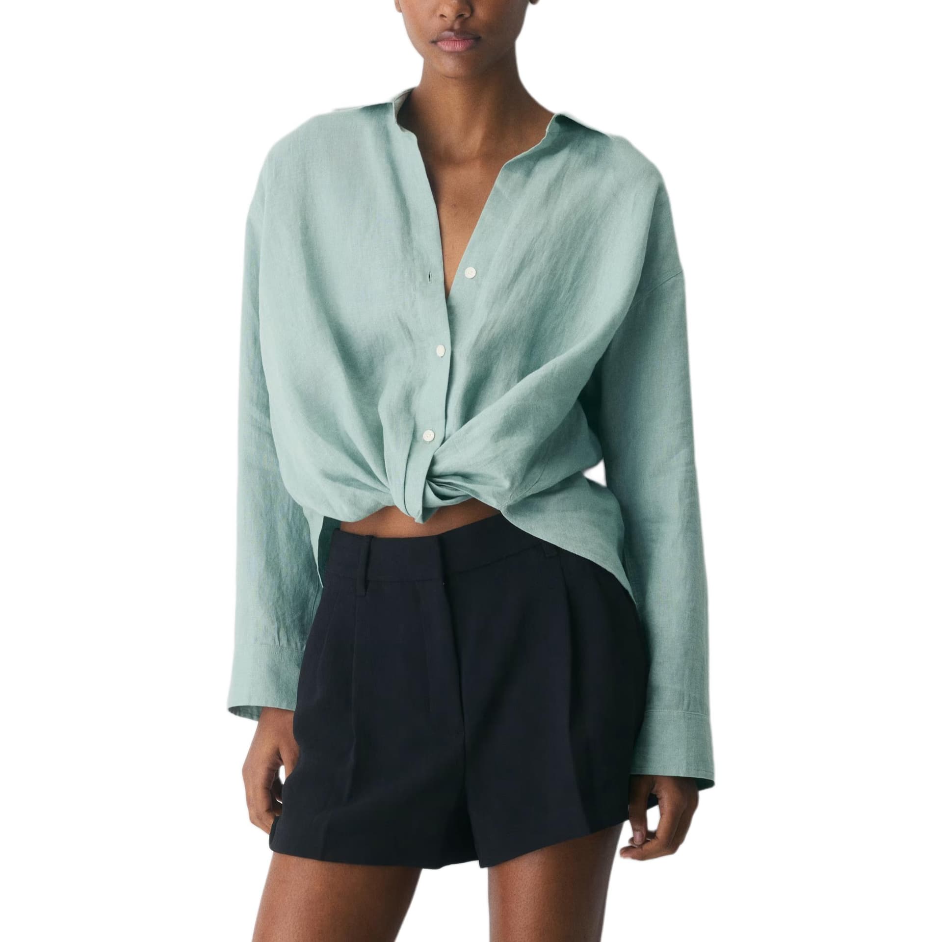 Блузка ARITZIA SS26 Little moon Portofino Рубашка из льна Женская - изображение 1