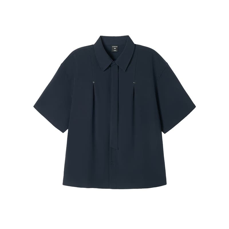 Рубашка WAYNEXZAVIER Blue Men's Shirts WAYNEXZAVIER Синий Мужские Рубашки - изображение 1