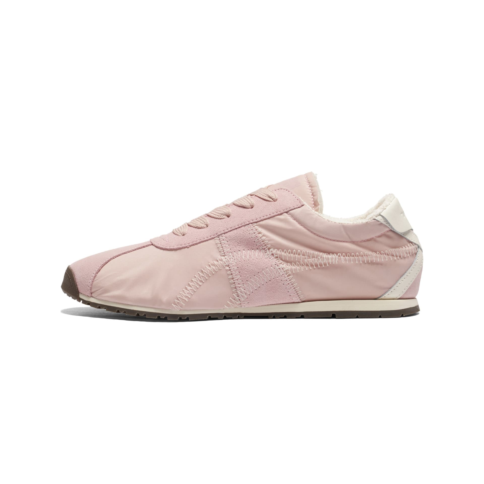 Кроссовки для бега Onitsuka Tiger противоскользящие устойчивые к истиранию низкие беговые кроссовки унисекс розовые - изображение 1