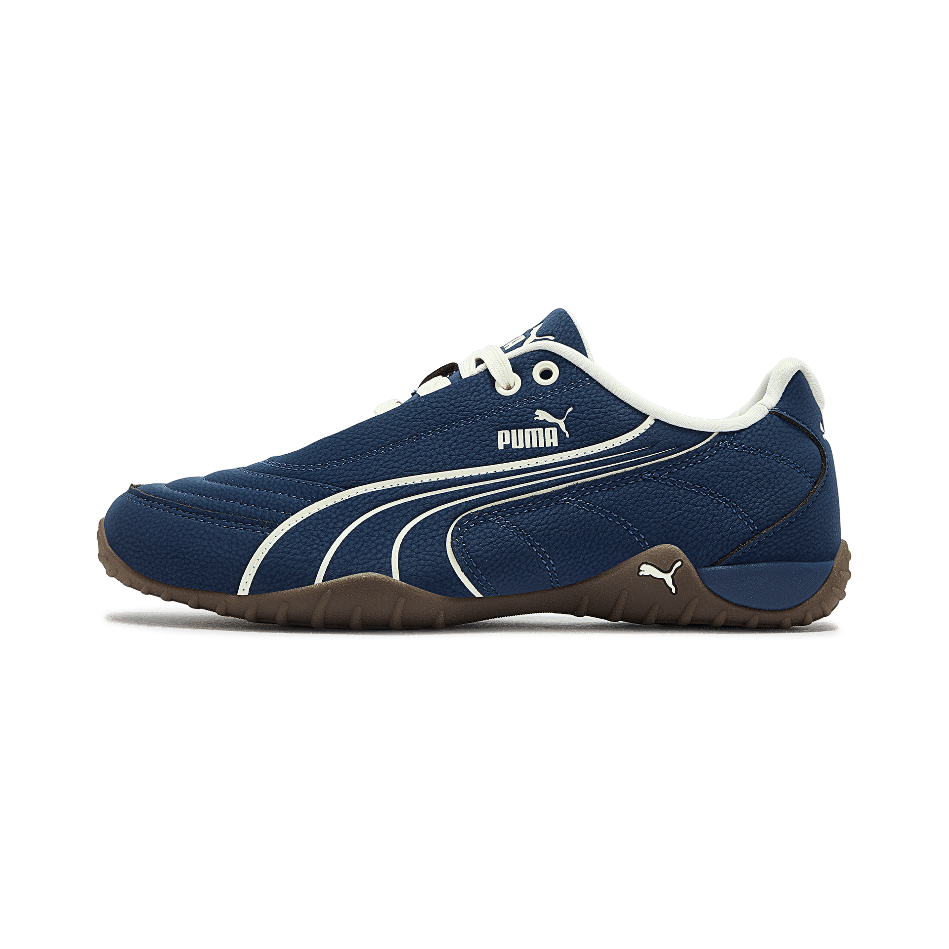 Кроссовки PUMA Амортизация Поддержка Термическая Низкий Верх Повседневная Обувь Унисекс Knowledge Синий - изображение 1