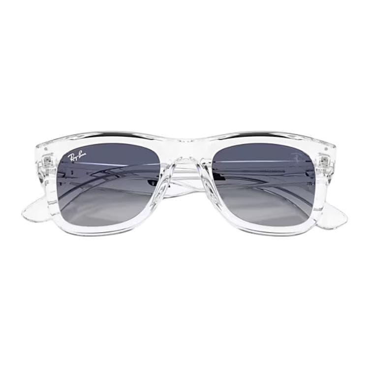 Солнцезащитные очки RayBan Пропионовая кислота Квадратная форма Солнцезащитные очки Унисекс Полированный Прозрачный - изображение 3
