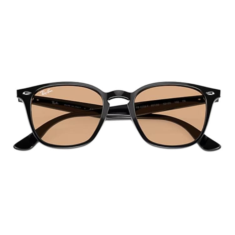 Солнцезащитные очки RayBan Пропионовая кислота Квадратные Солнцезащитные очки Унисекс Полированный Черный - изображение 3