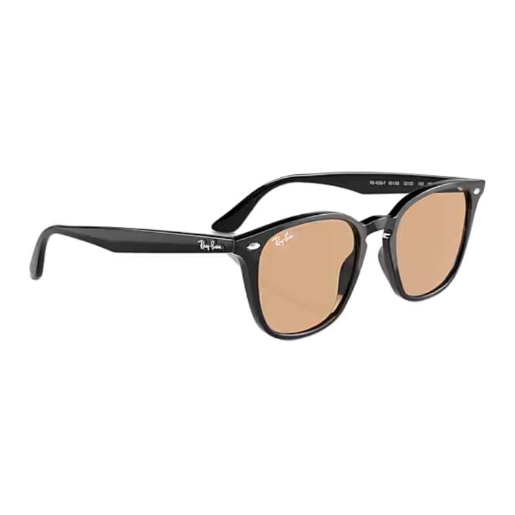 Солнцезащитные очки RayBan Пропионовая кислота Квадратные Солнцезащитные очки Унисекс Полированный Черный - изображение 4