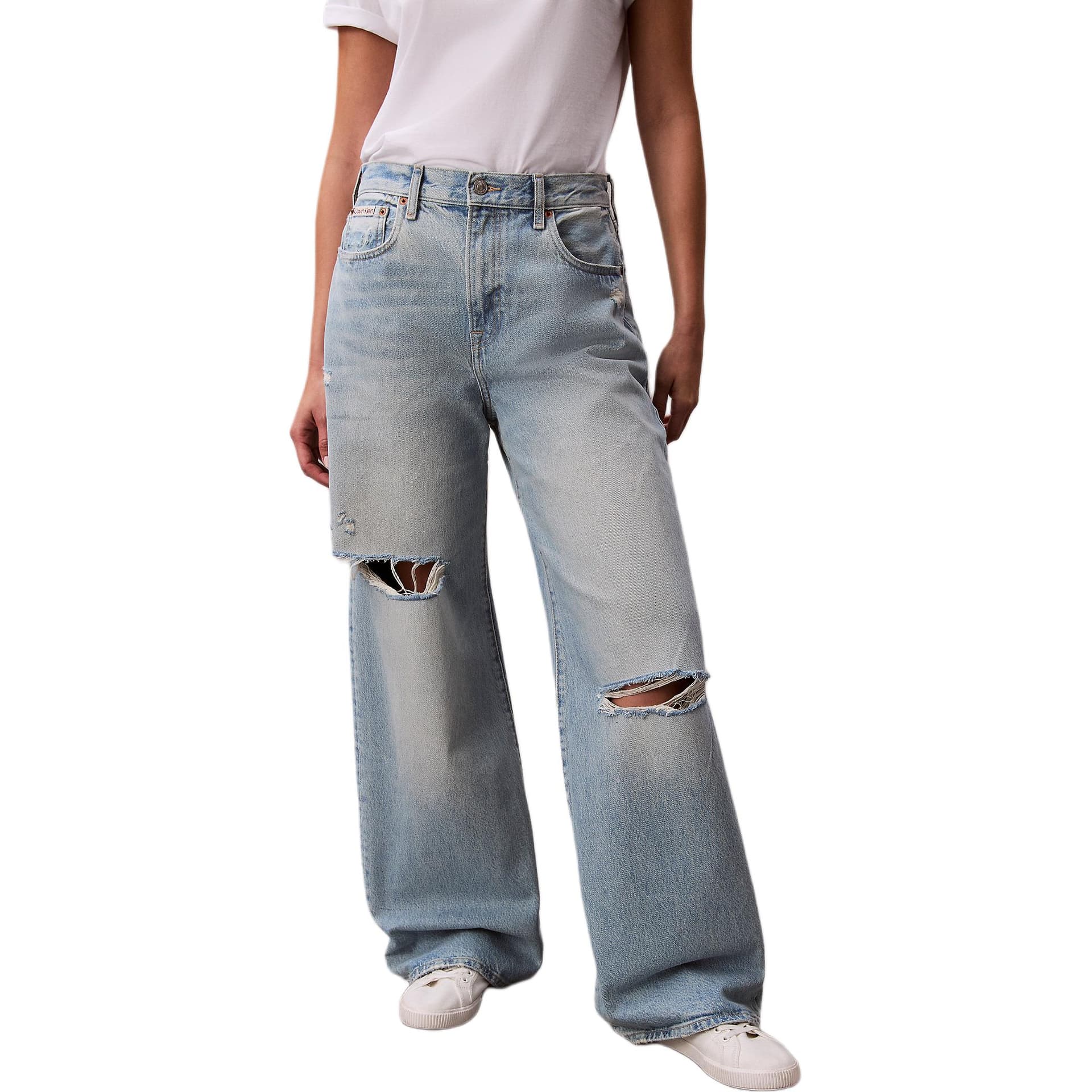 Джинсы Calvin Klein Blue Women's Jeans Кальвин Кляйн Синий Женские Джинсы - изображение 1