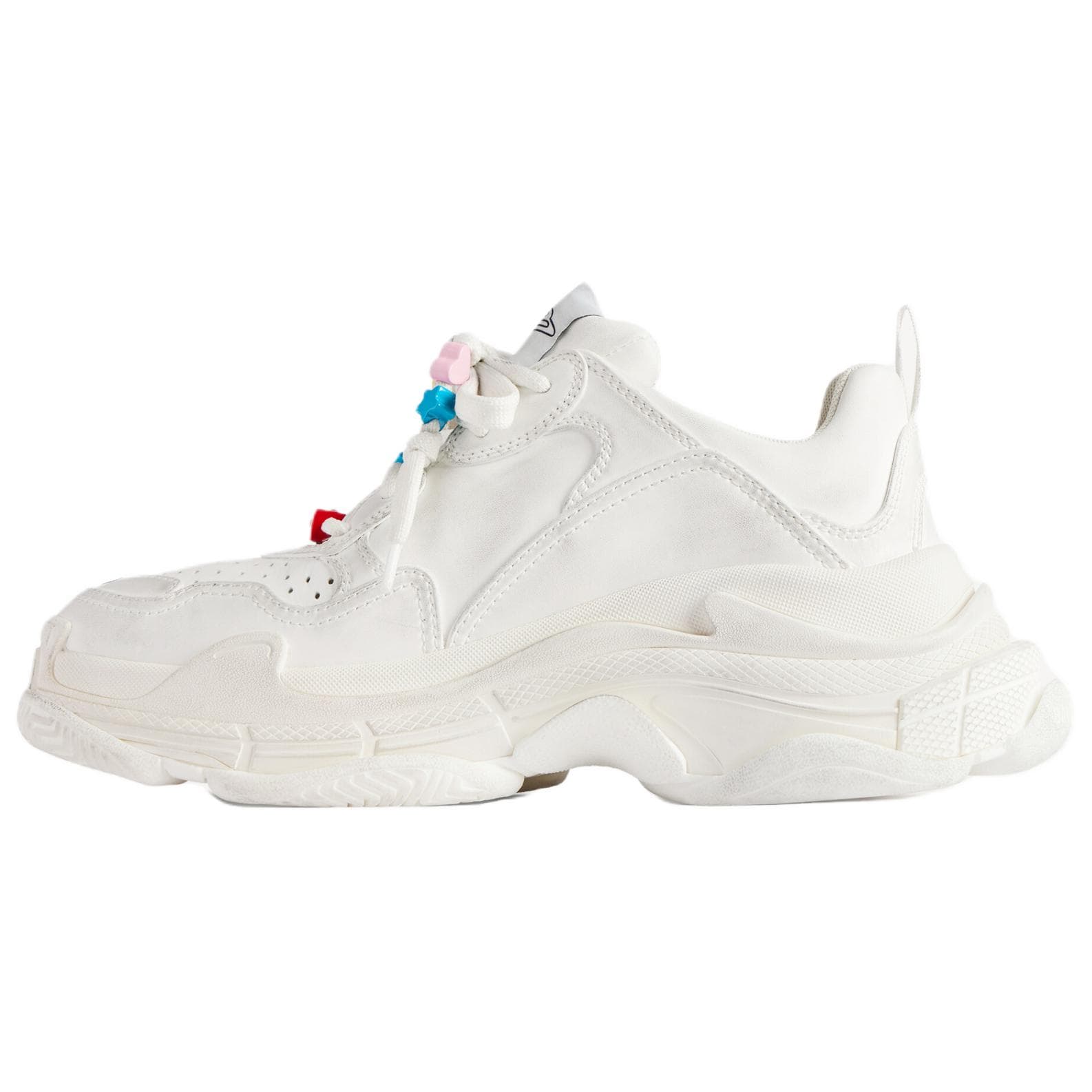 Кроссовки Balenciaga Triple S Low Топ Кроссовки с толстой подошвой Женские Белые - изображение 2