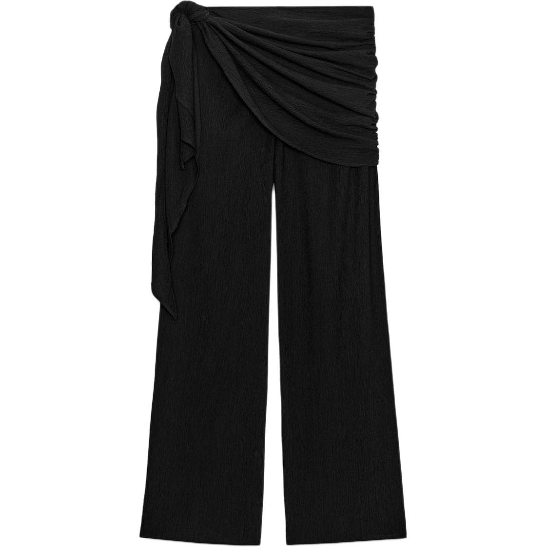 Штаны ZARA Черные Женские Повседневные Штаны - изображение 2