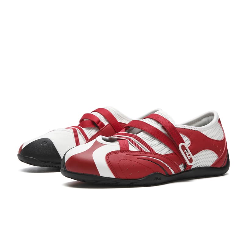 Кроссовки FILA TURBO Дышащий Легкий Низкий Топ Повседневная Обувь Женская Стандартная Белая Самба Красная - изображение 3