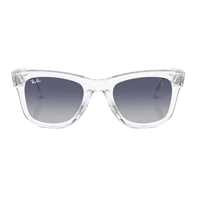 Солнцезащитные очки RayBan Пропионовая кислота Квадратная форма Солнцезащитные очки Унисекс Полированный Прозрачный - изображение 2