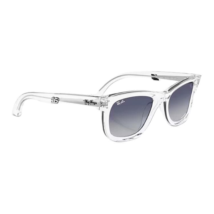 Солнцезащитные очки RayBan Пропионовая кислота Квадратная форма Солнцезащитные очки Унисекс Полированный Прозрачный - изображение 5