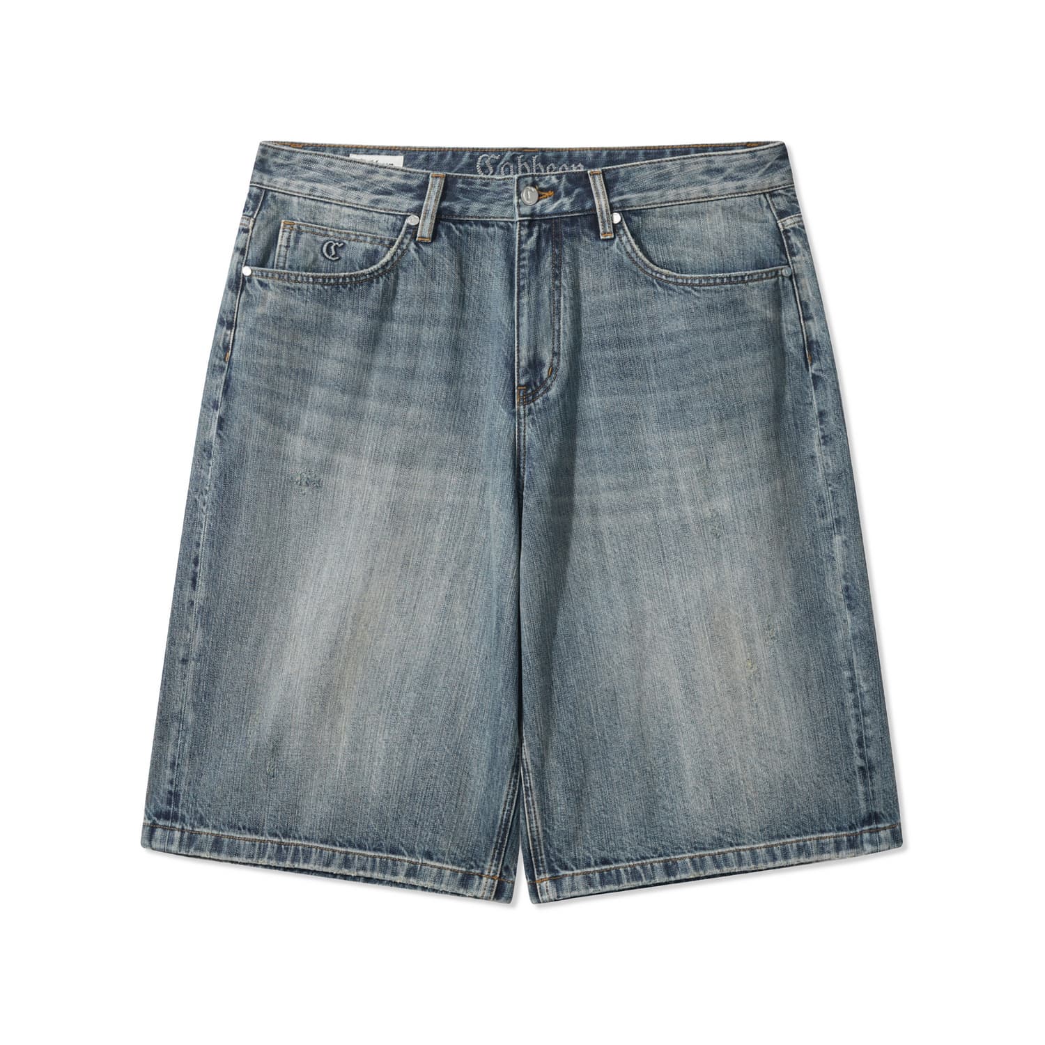 Джинсовые шорты Cabbeen Sky Blue (Casual Versatile) Мужские джинсовые шорты - изображение 1