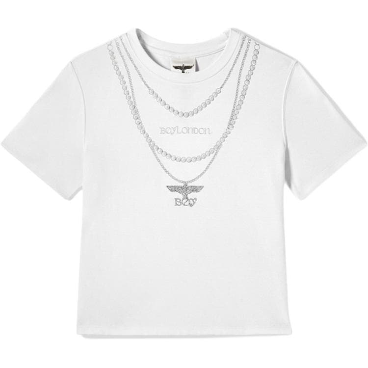 Футболка BOY LONDON Белые Женские T-рубашки - изображение 1