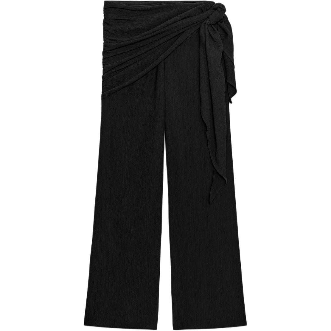 Штаны ZARA Черные Женские Повседневные Штаны - изображение 1