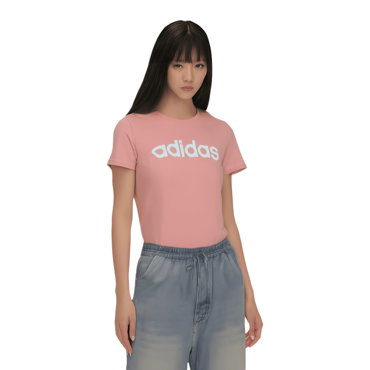 Футболка Adidas Neo Standard (Стандартная) T-Shirt Женская Розовая - изображение 3