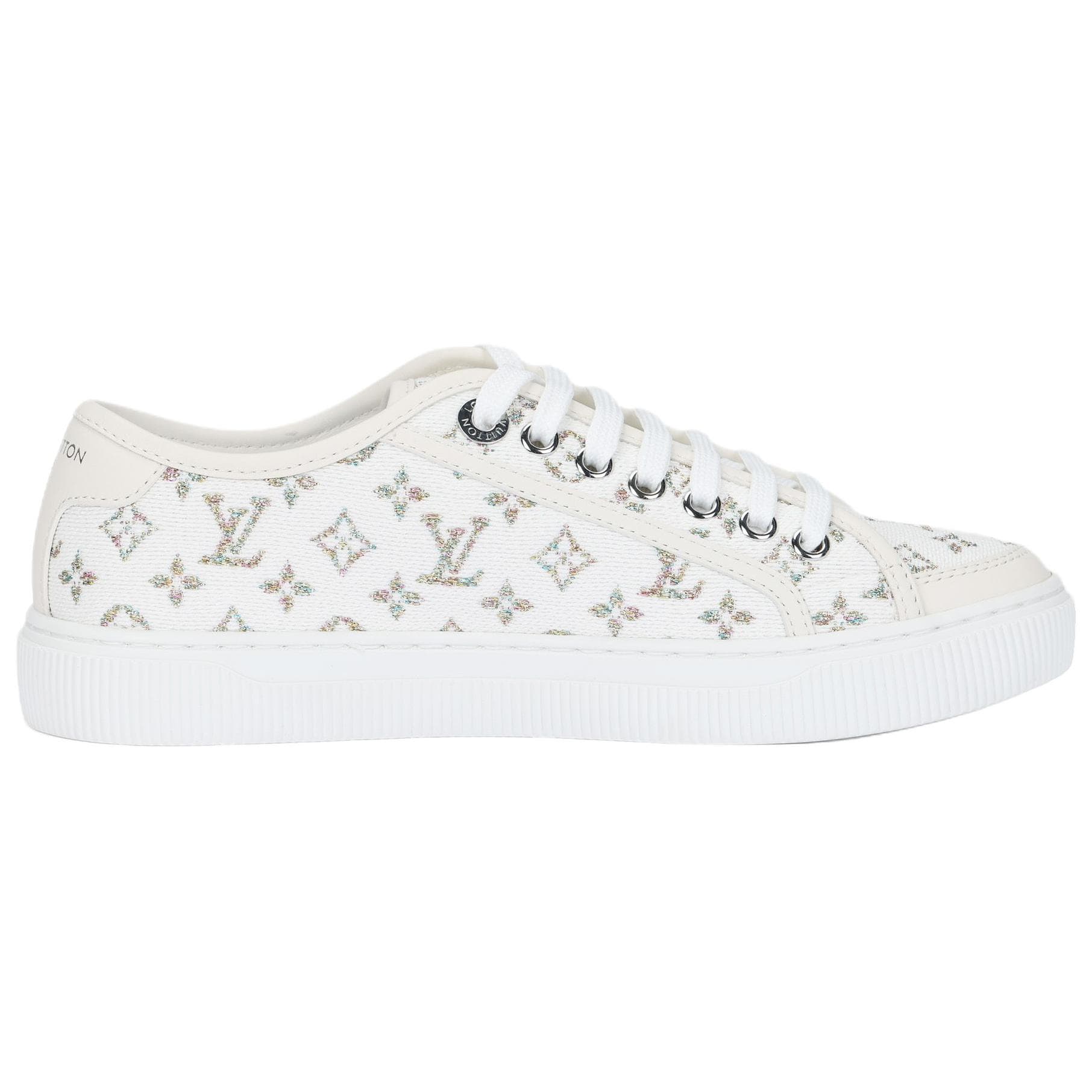 Кеды Louis Vuitton Lagoon Floral Canvas Sneakers White - изображение 2