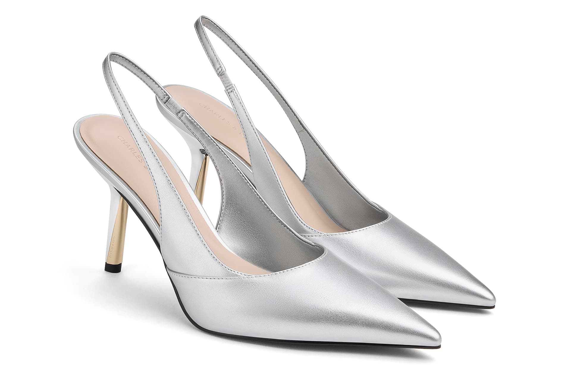Туфли CHARLES KEITH Маленький CK PU (полиуретан) Узкий каблук Высокие каблуки 9,3 см Женские - изображение 8