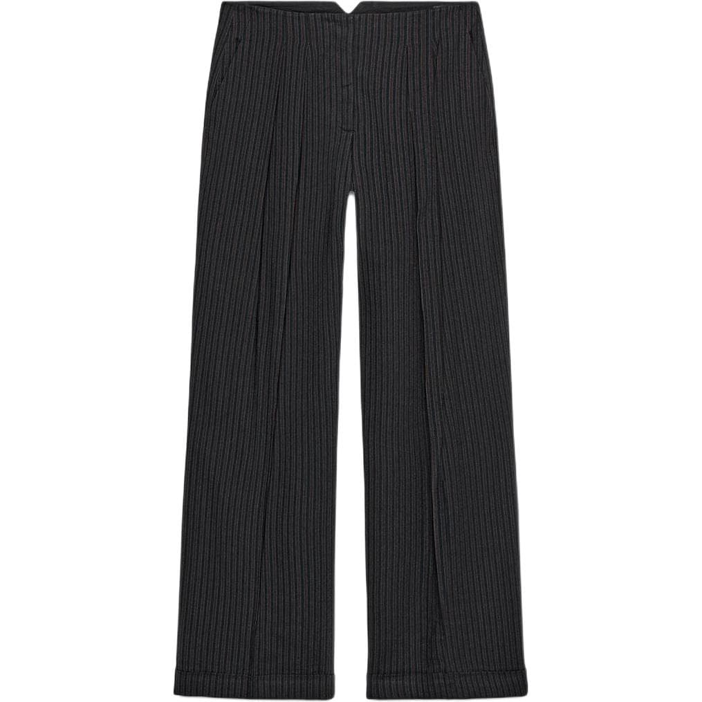 Штаны ZARA ZW Темно-синий Женские Повседневные Штаны - изображение 1
