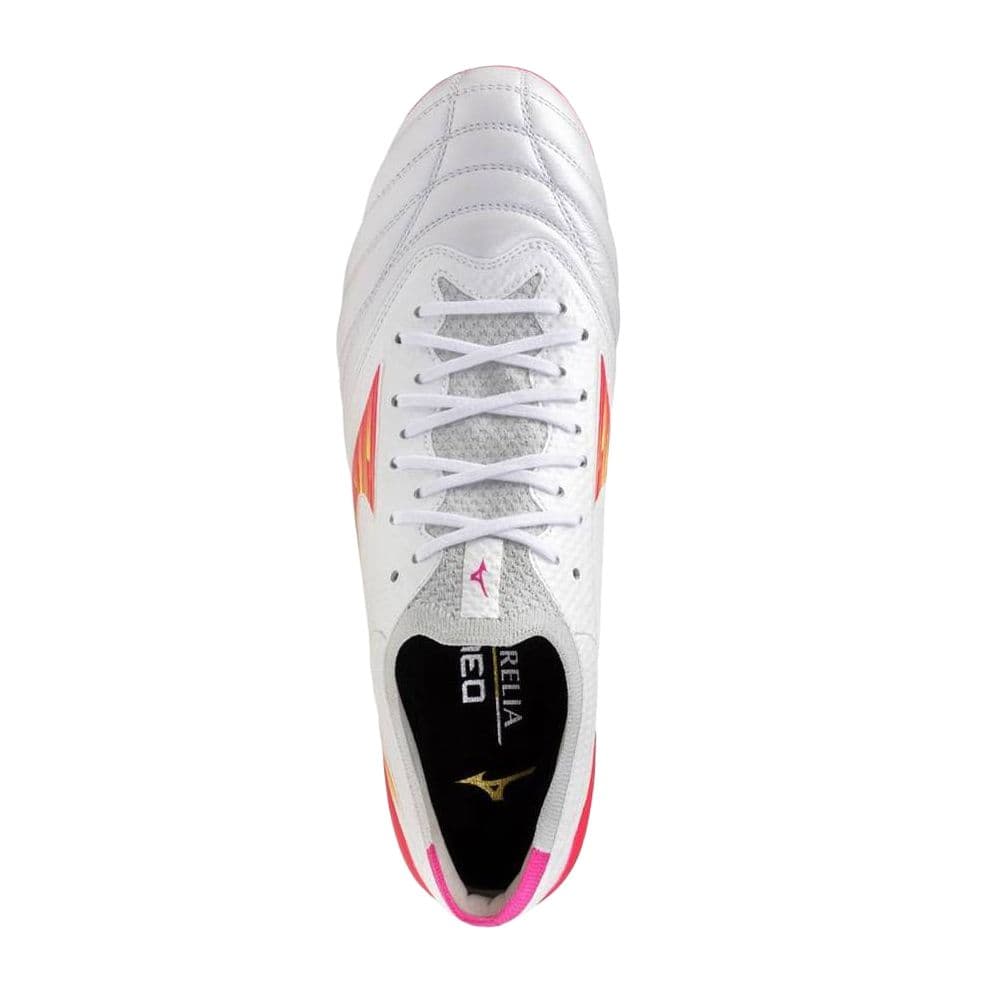 Кроссовки для футбола Mizuno Morelia Neo 4 Футбольные бутсы Мужские Белые - изображение 2