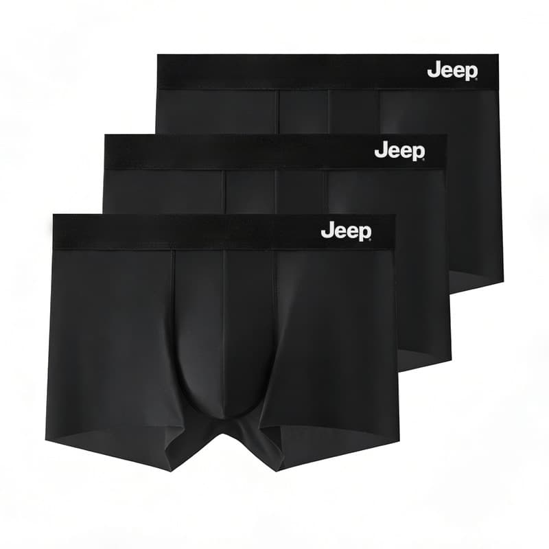 Трусы Jeep Мужское нижнее белье 3 штуки черное - изображение 1